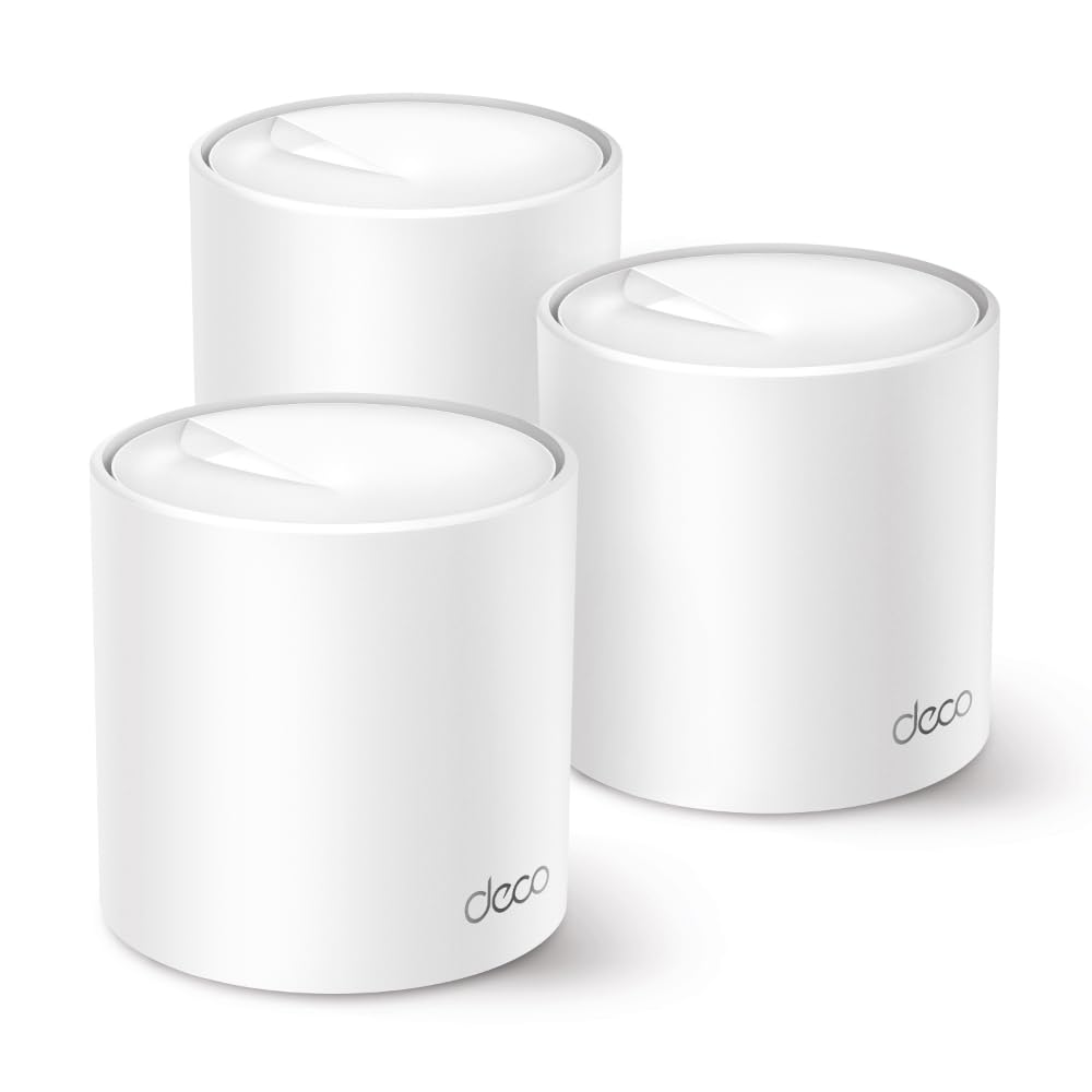 TP-Link Deco X50 AX3000 Mesh WiFi 6 System (3er-Packung) – Dual-Band, Gigabit-Ports, WPA3-Schutz