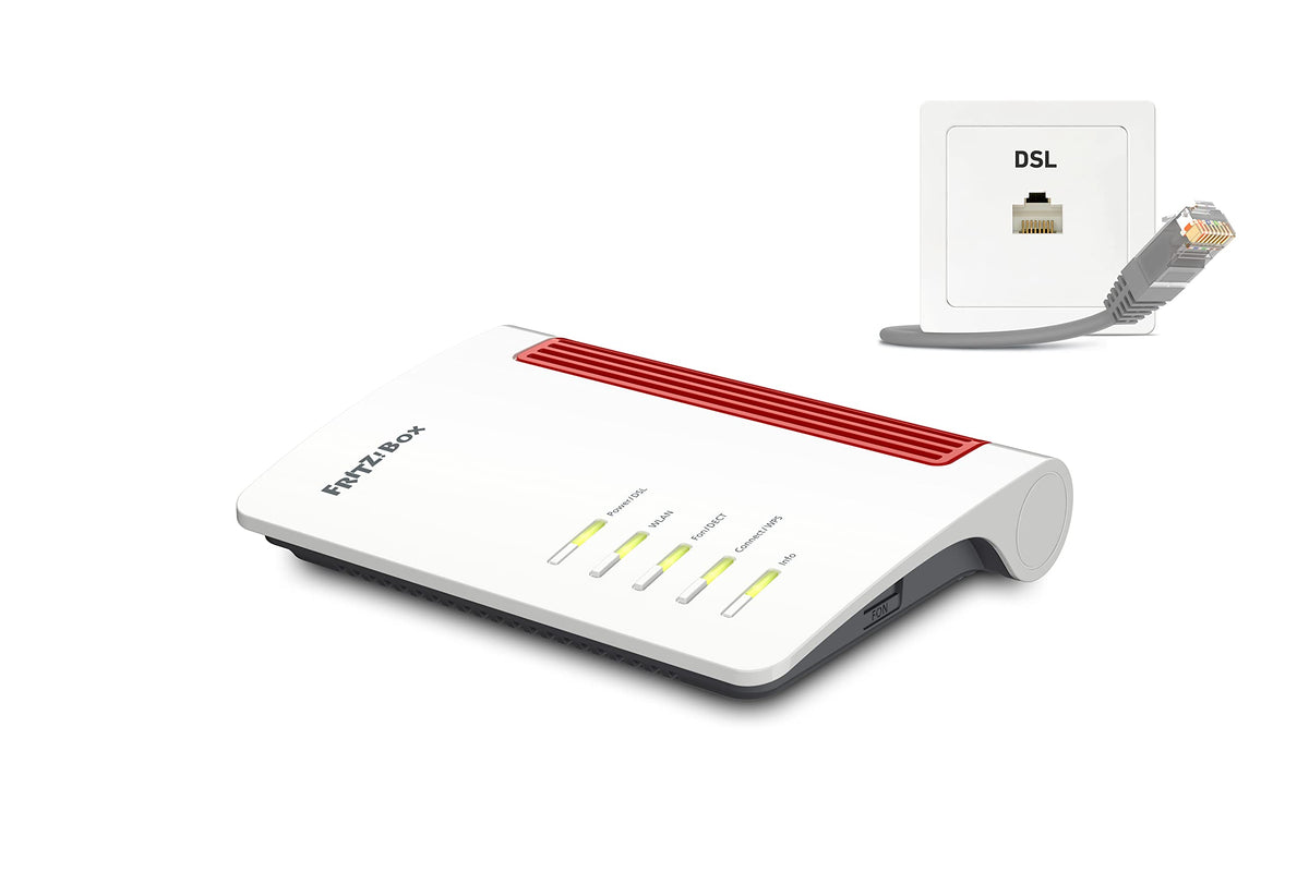 FRITZ! Box 7510 – WLAN Router mit Wi-Fi 6, VDSL Supervectoring & Mesh