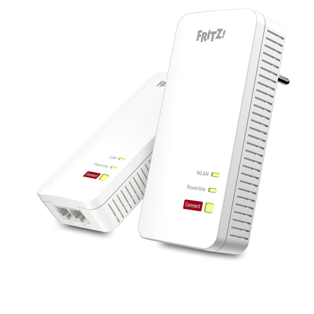 FRITZ!Powerline 1240 AX Set – Gigabit-Powerline mit Wi-Fi 6 Access Point