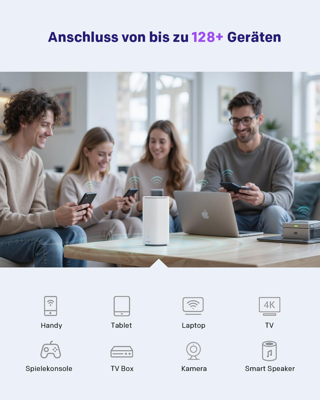 STRONG 5G WLAN Router – Wi-Fi 6 AX3000 Mobiler Hotspot mit Dual-LAN