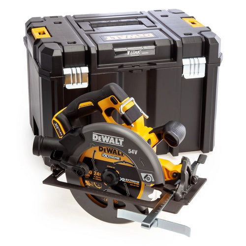 DeWalt DCS578NT-XJ 54 V XR FLEXVOLT 190 mm bürstenlos Handkreissäge ohne Akku und Ladegerät im TSTAK Transportkoffer – Produk