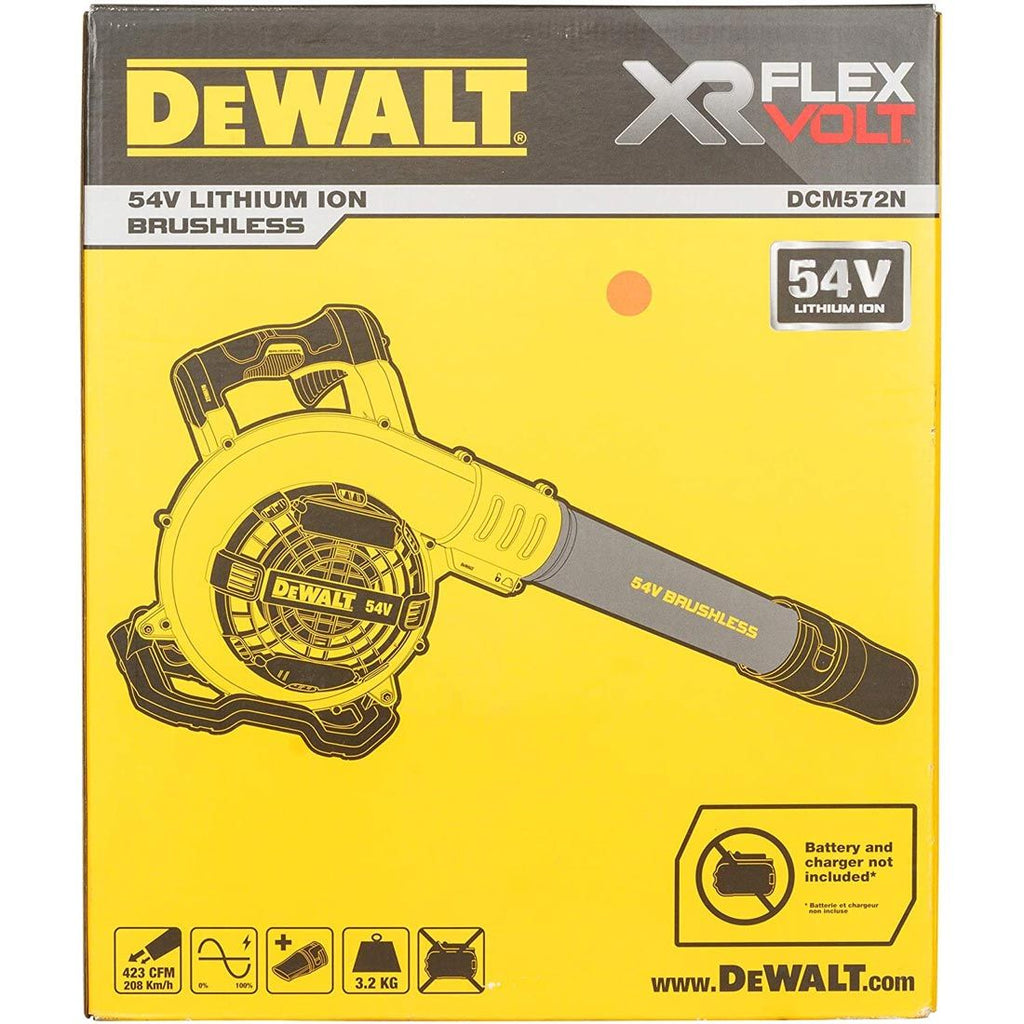 DeWalt DCM572N-XJ 54v XR FLEXVOLT Akku bürstenlos Gebläse ohne Akku und Ladegerät