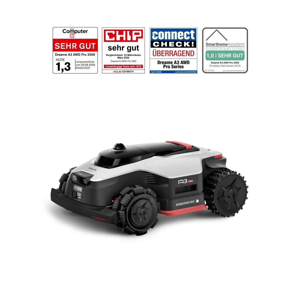 Dreame A3 AWD Pro 3500 Mähroboter mit Allradantrieb