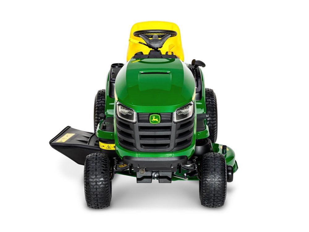 John Deere X107 Rasentraktor mit 107 cm Mähdeck