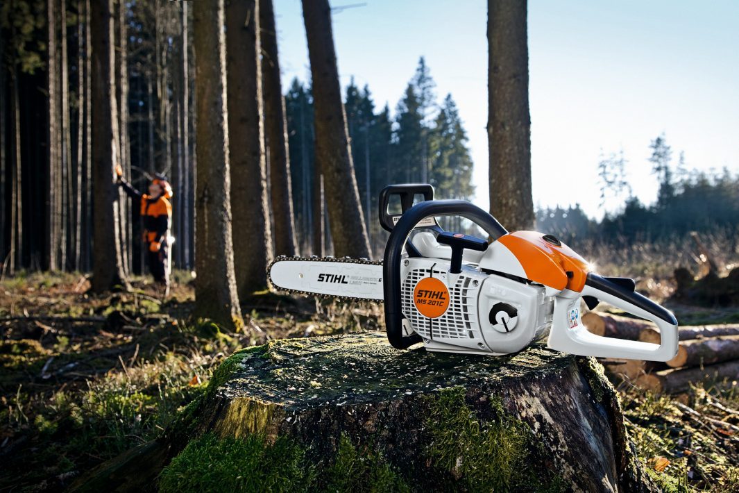 STIHL MS 201 C-M Benzin-Motorsäge | 3/8″ PS Schneidgarnitur 35 cm